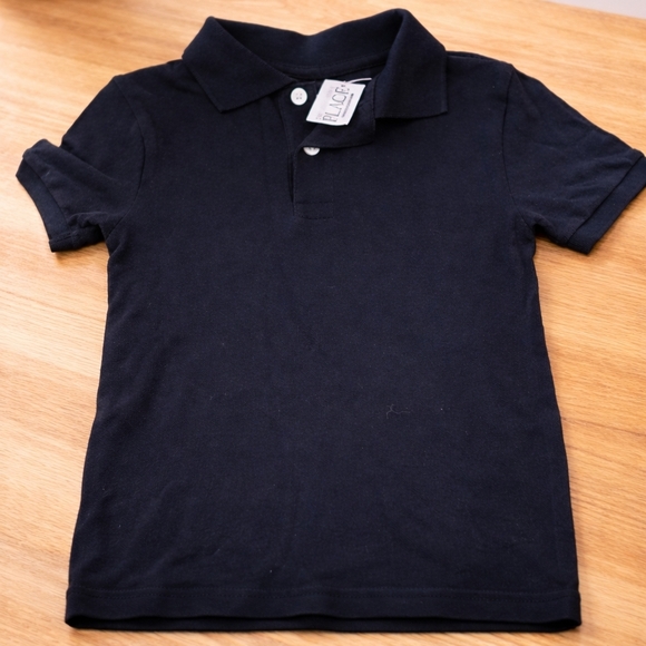 The Children's Place Other - Kids Black Polo Shirt – Classic School Uniform Style